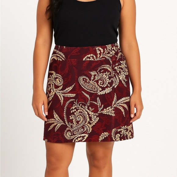 Talbots 100% Silk Wrap Skirt - Picture 1 of 5